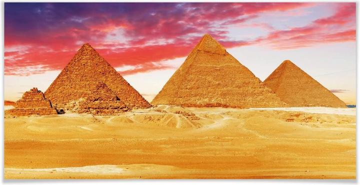Actual product image Trenddeko The Pyramids of Giza (200 x 100 cm)