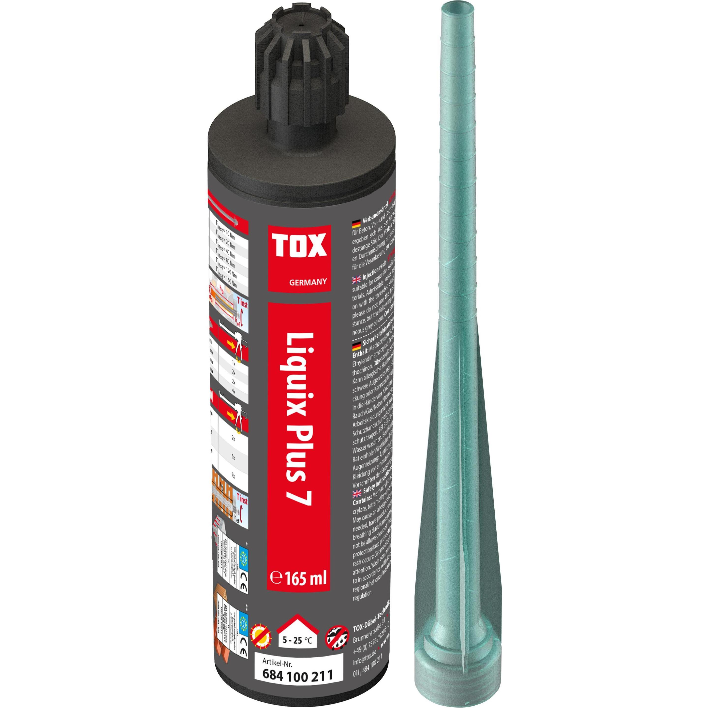 Tox, Dübel, Verbundmörtel Liquix Plus 7 styrolfrei 165 ml (1 Stk.)