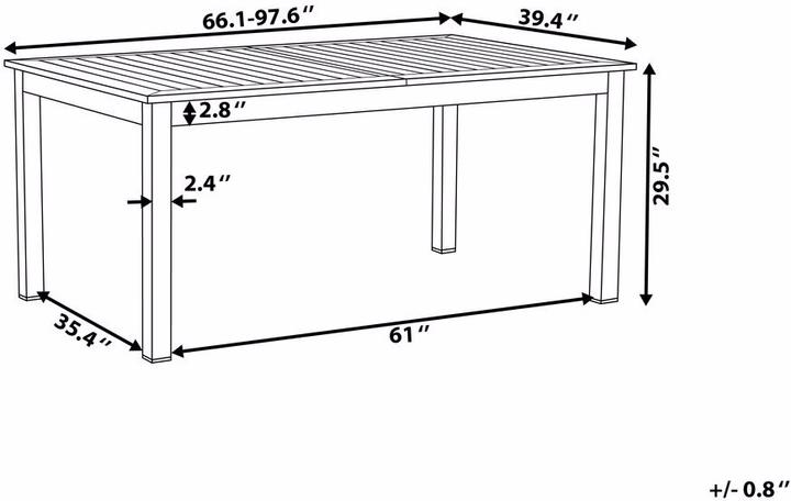 Produktbild Beliani Pancole (150 x 90 x 75 cm)