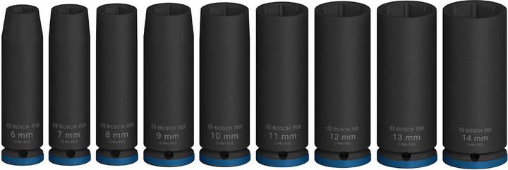 Actual product image Bosch Professional Zubehör PRO Impact (6 mm, 7 mm, 8 mm, 9 mm, 10 mm, 11 mm, 12 mm, 13 mm, 14 mm)