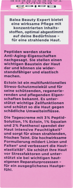 Image du produit dm Balea Crème de jour Beauty Expert avec 3% de solution peptidique & 1% d'ectoïne (50 ml, Crème de jour)