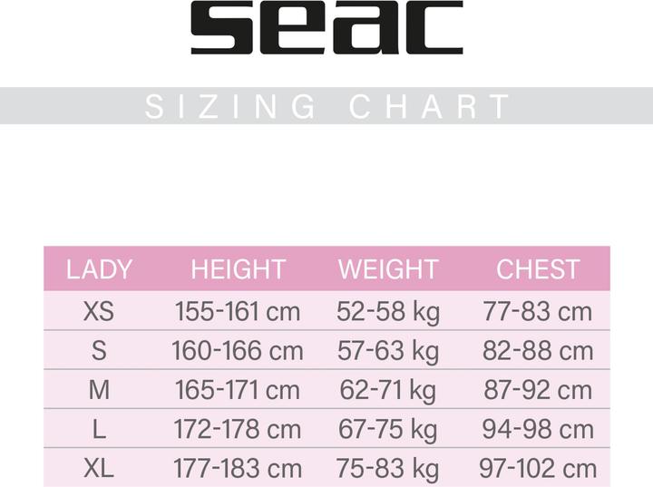 Actual product image Seac Jacket Snake Camo Ladies 5 mm (5mm, L)