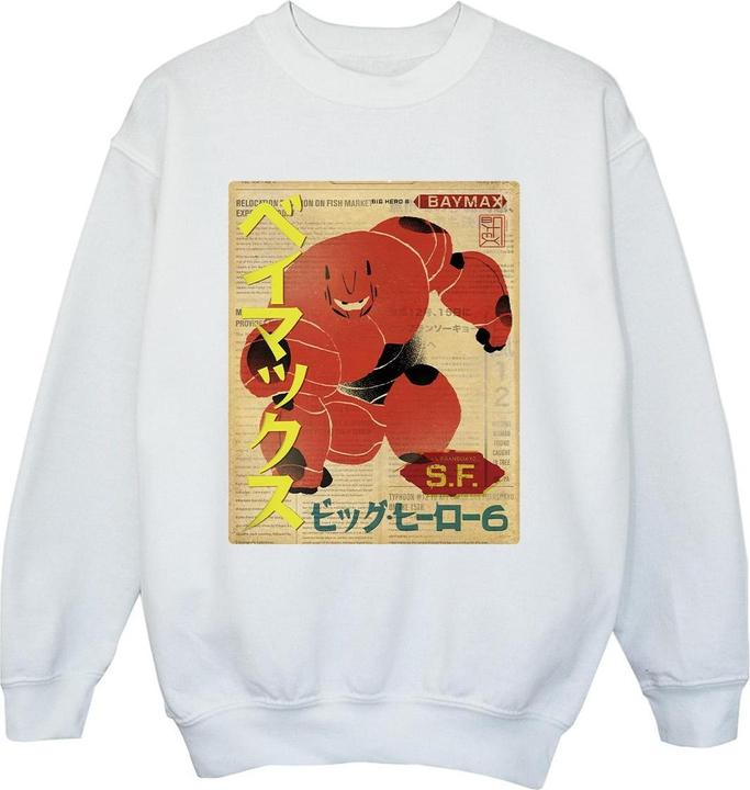 Produktbild Disney Big Hero 6 Baymax Baymax Newspaper Sweatshirt Jungen (116)