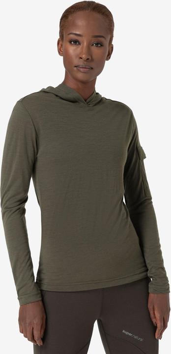 Immagine prodotto Super Natural Felpa con cappuccio Relax Light Pocket da donna (L)