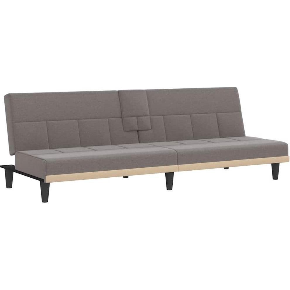 Vidaxl Braun Sofa + Bettsofa, Schlafsofa