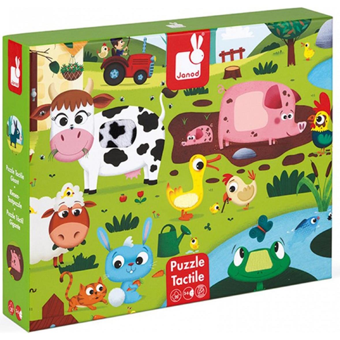 Janod Puzzle die Tiere auf der Farm (20 Teile)