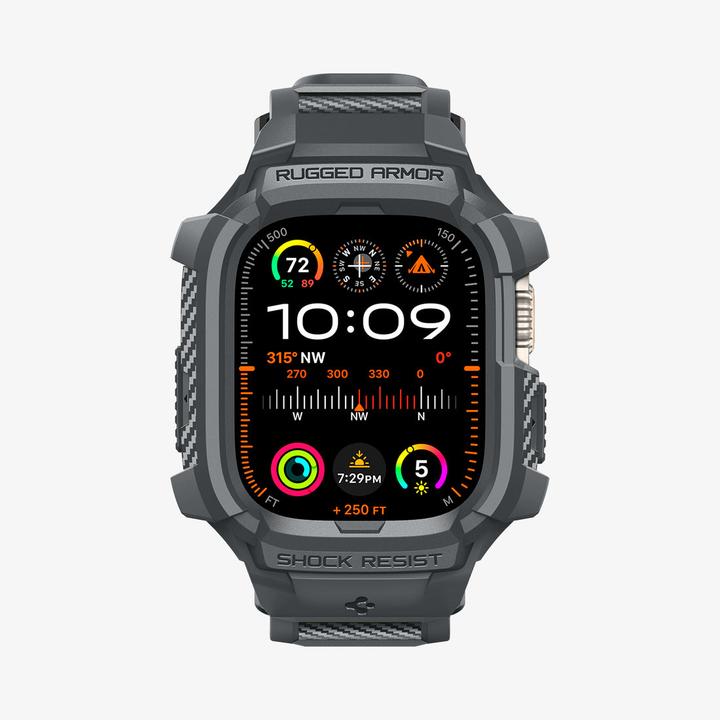Immagine prodotto Spigen Appl Watch Ultr 2/1 RugArmProDkGr