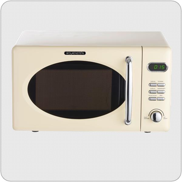 Actual product image Wolkenstein Mikrowelle WMW720 SC Creme BxHxT 45,1 x 25,6 x 36,1 cm (20 l)