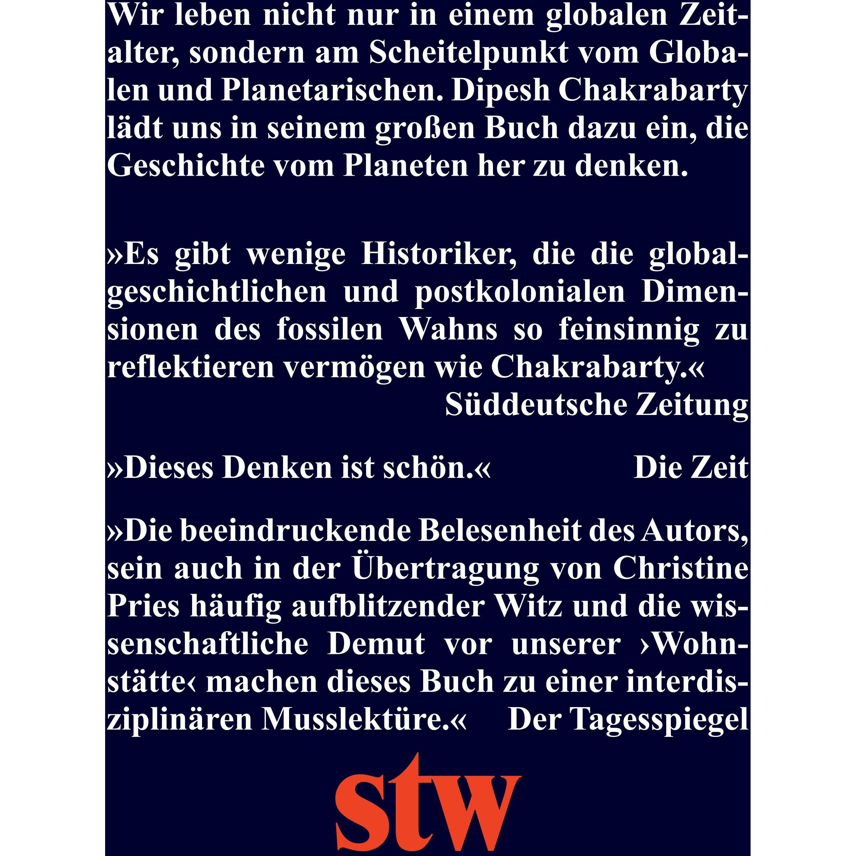 Thumbnail - Das Klima der Geschichte im planetarischen Zeitalter, Sachbücher von Dipesh Chakrabarty