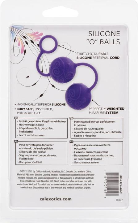 Actual product image CalExotics Posh Silicone O Balls