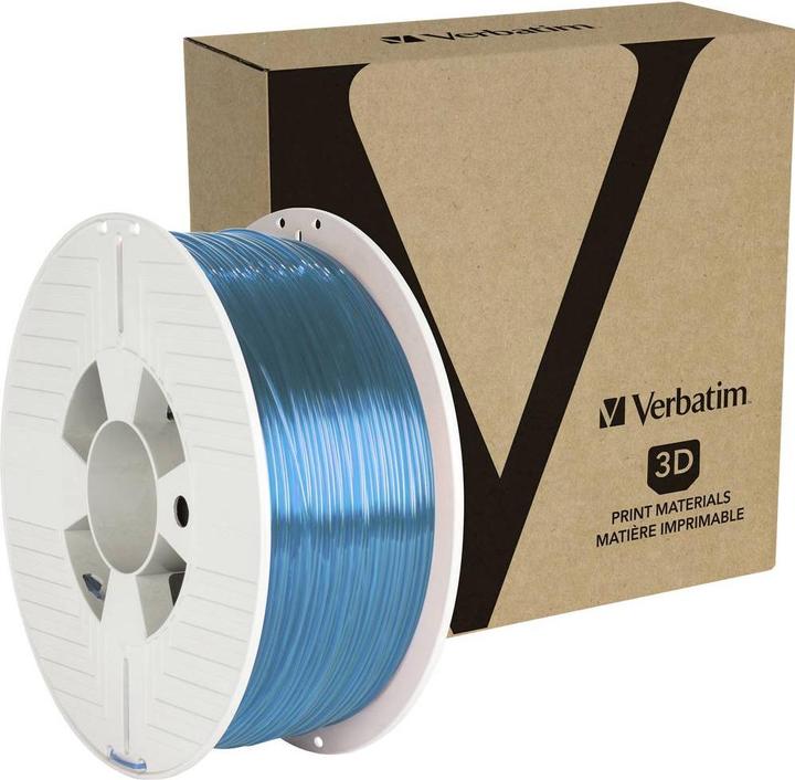 Image du produit Verbatim Filament (PETG, 1.75 mm, 1000 g, Bleu)