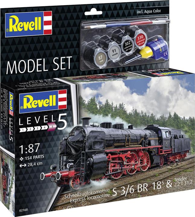 Image du produit Revell Model Set Express Loco S3/6 BR 18(5) with Tender