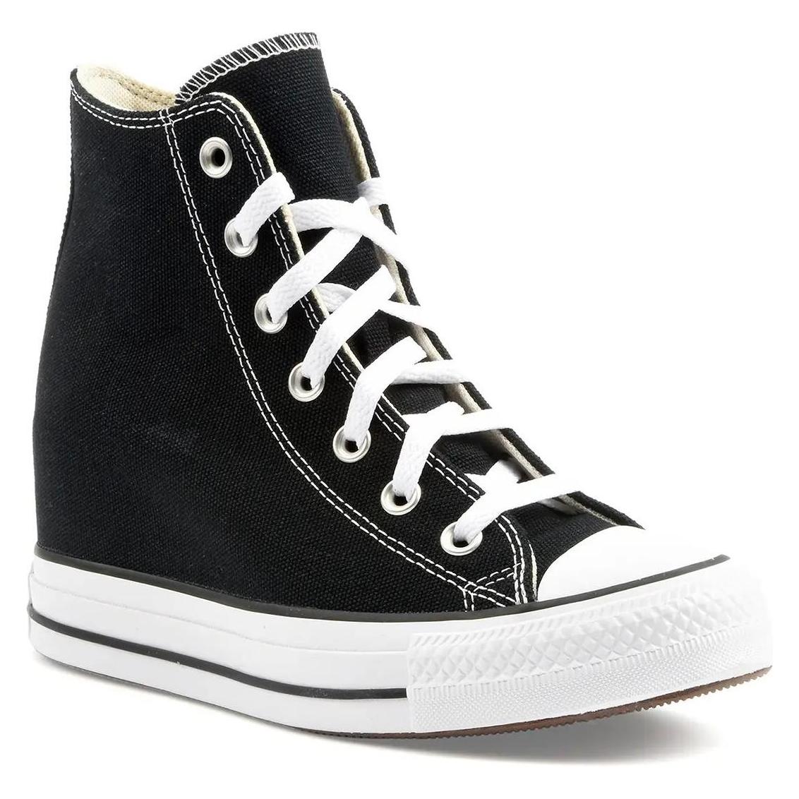 Converse, Sneakers, Chuck Taylor All Star Wedge, Schwarz, (39)