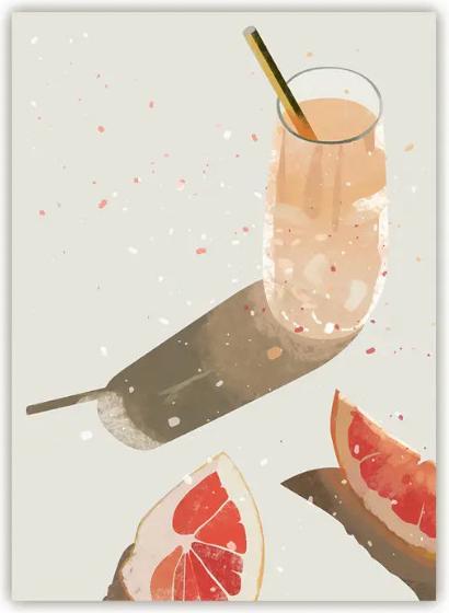 Quire Postkarte Summer Cocktail
