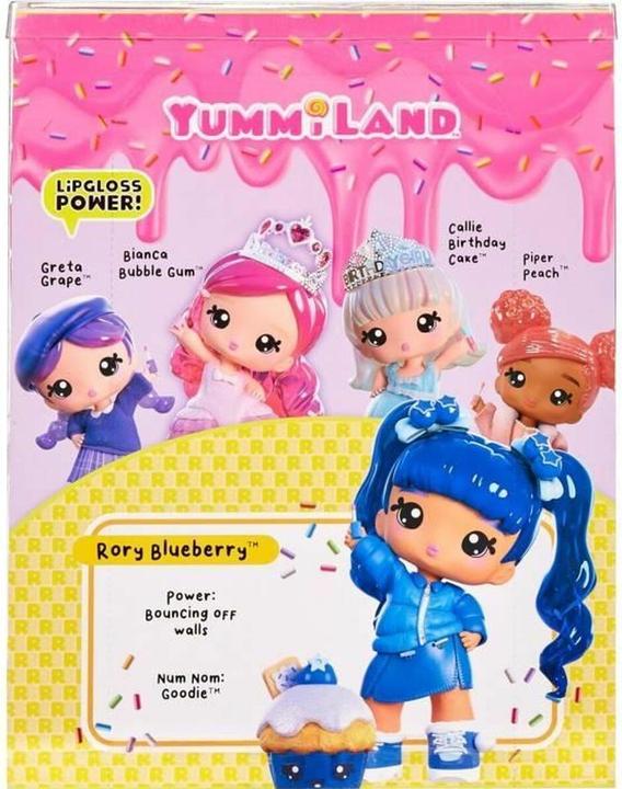 Actual product image MGA Yummiland large doll + lip gloss animal - Rory Blueberry