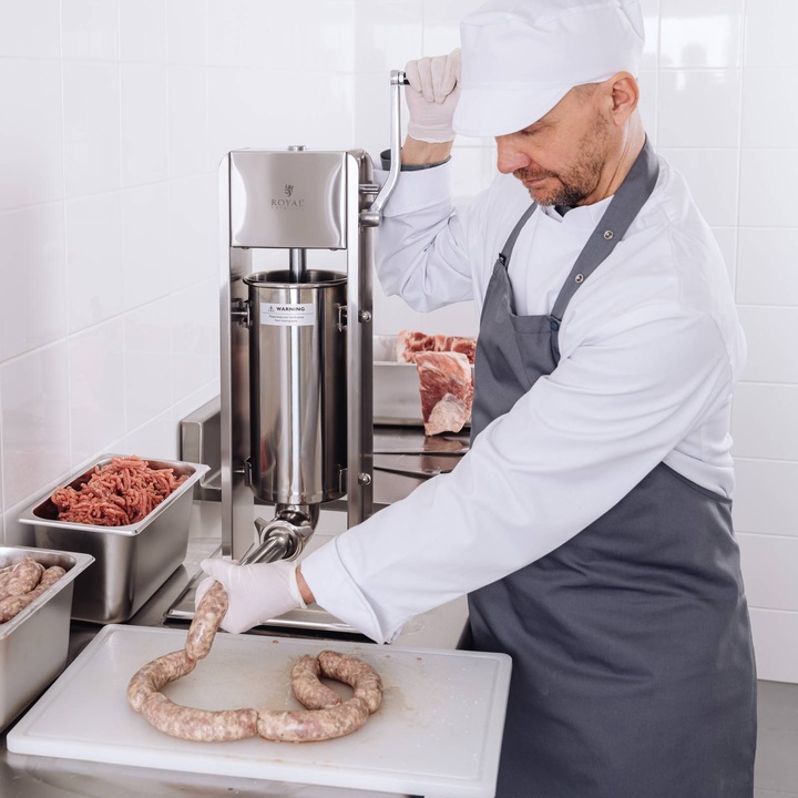 Produktbild Royal Catering Wurstfüller vertikal Wurstfüllmaschine Wurstspritze Wurstpresse Edelstahl 5 L
