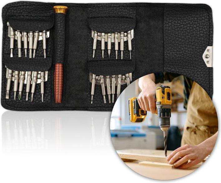 Actual product image Verk Group Magnetic screwdriver precision Phillips slotted Torx triangle set