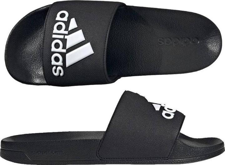 Actual product image adidas Unisex Adilette Shower Slide Sandal, Core Black/Cloud White/Core Black, 39 EU (39)