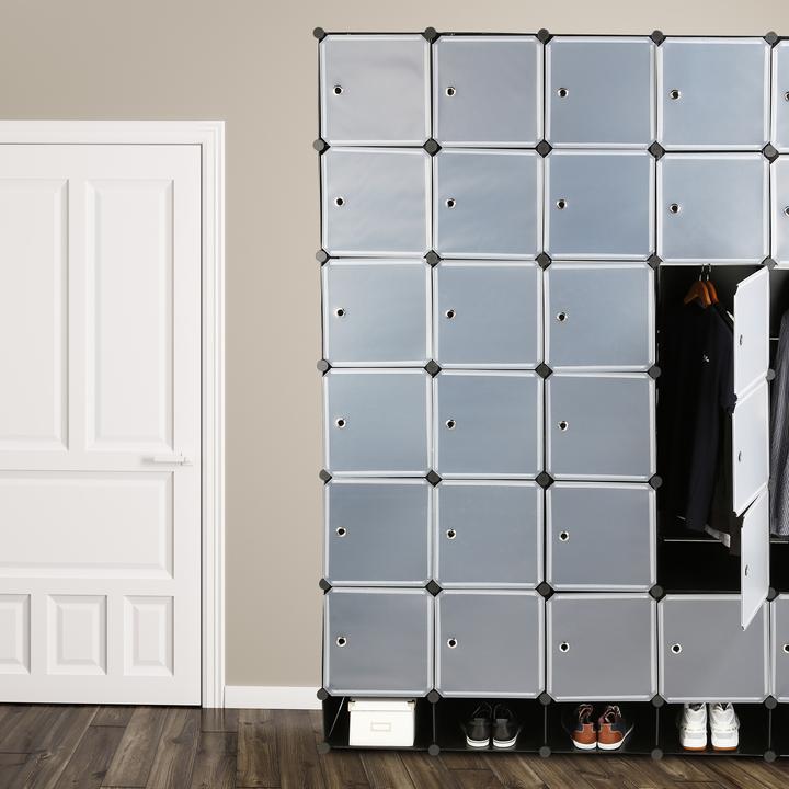 Actual product image Relaxdays XXL Modular Wardrobe (180 x 46.5 x 234 cm)