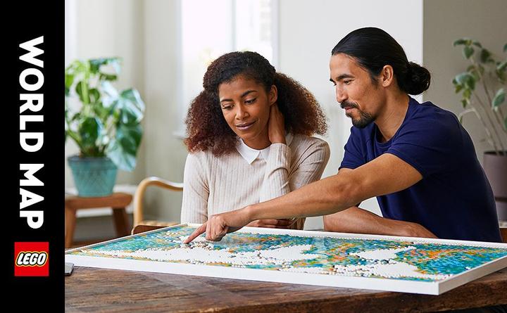 Image du produit LEGO Carte du monde (31203, LEGO Art, LEGO difficiles à trouver)
