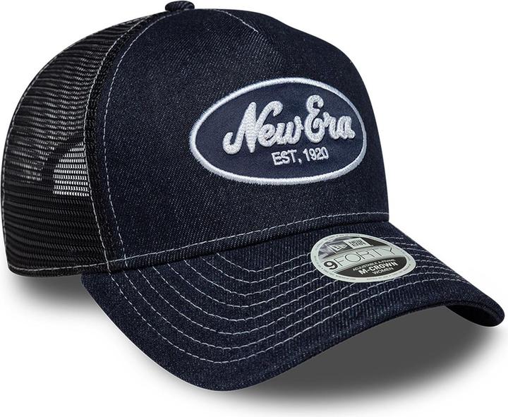 Produktbild New Era Damen A-Frame Trucker Cap - BRAND PATCH navy