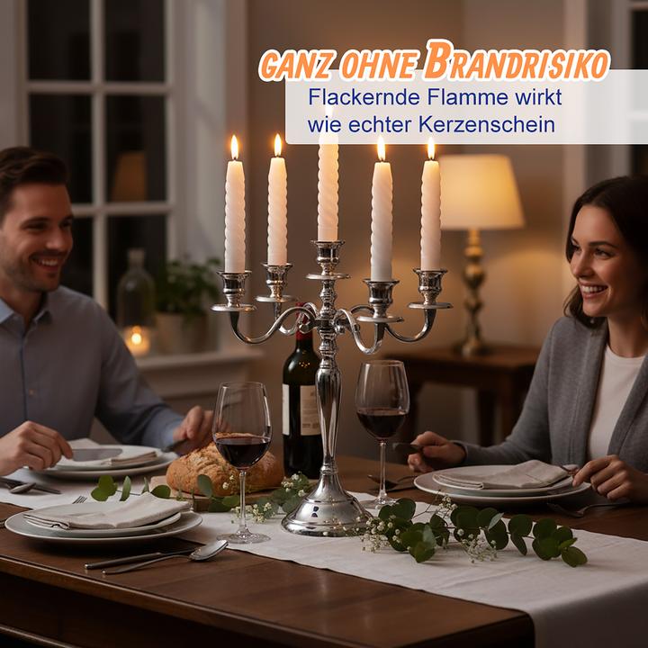 Actual product image Relaxdays 6x LED tapers (6x)