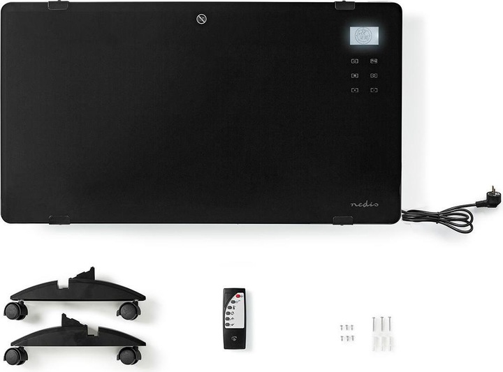 Immagine prodotto Nedis HTPL20FBK. Tipo: Stufa elettrica a convettore, Lunghezza del cavo: 1,5 m, Classe di protezione (2000 W)