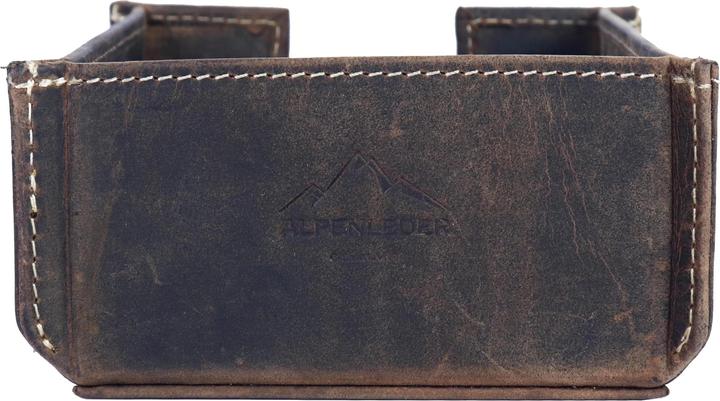 Produktbild Alpenleder Notizzettel-Dispenser Packerl Dunkelbraun