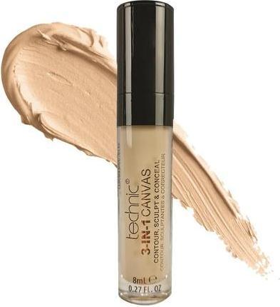 Technic 3-in-1 Canvas Contour Sculpt and Conceal Concealer Elfenbein (Ivory)