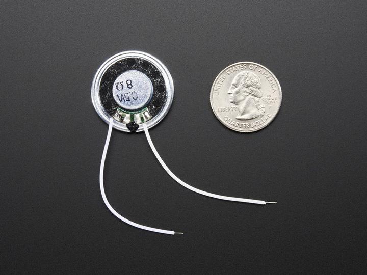 Image du produit Adafruit Mini haut-parleur en métal (Haut-parleurs)