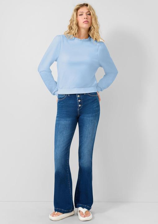 Actual product image s.Oliver Sweatshirt mit Spitze (XL)