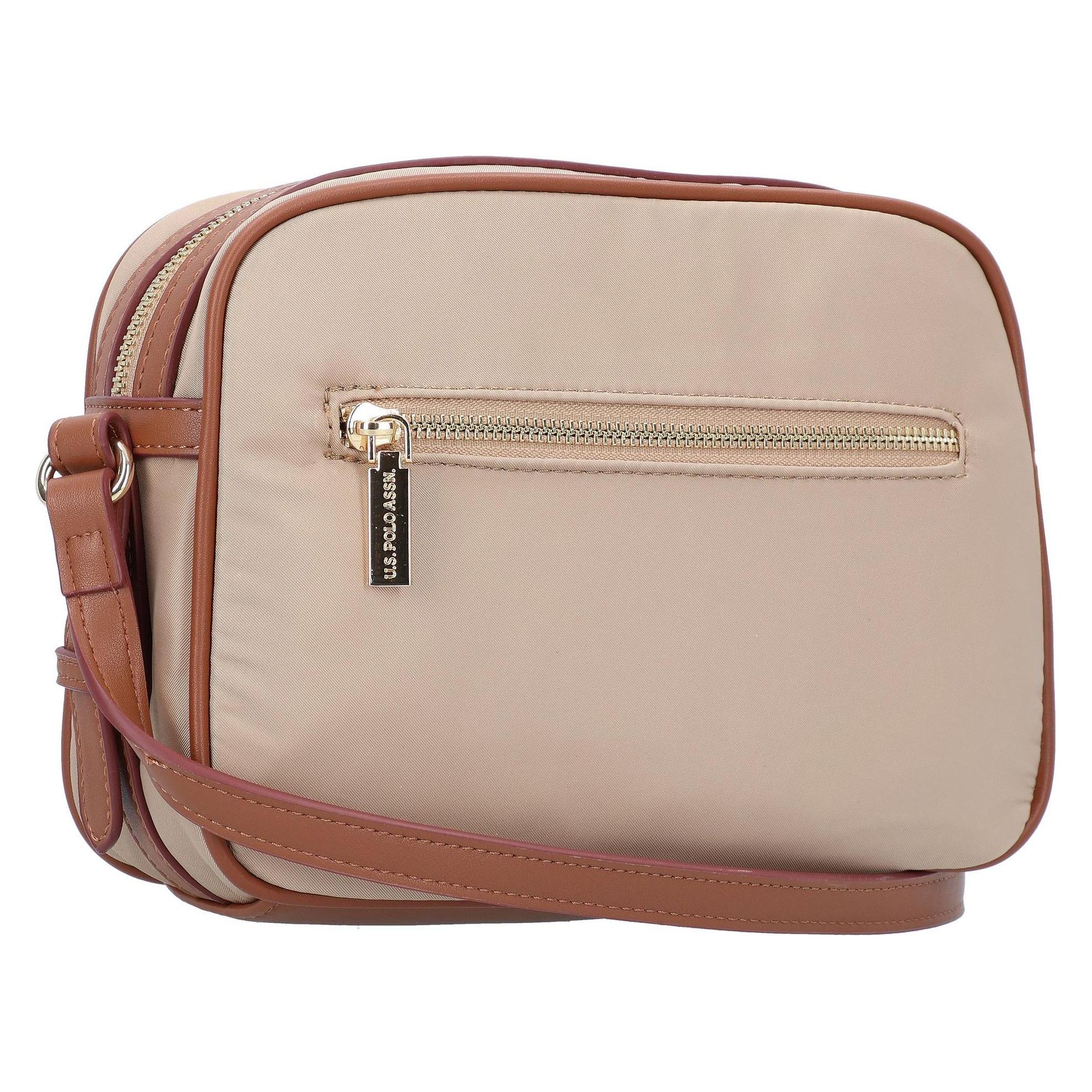 U.S. Polo, Damen, Handtasche, Houston Umhängetasche 24 Cm, Beige