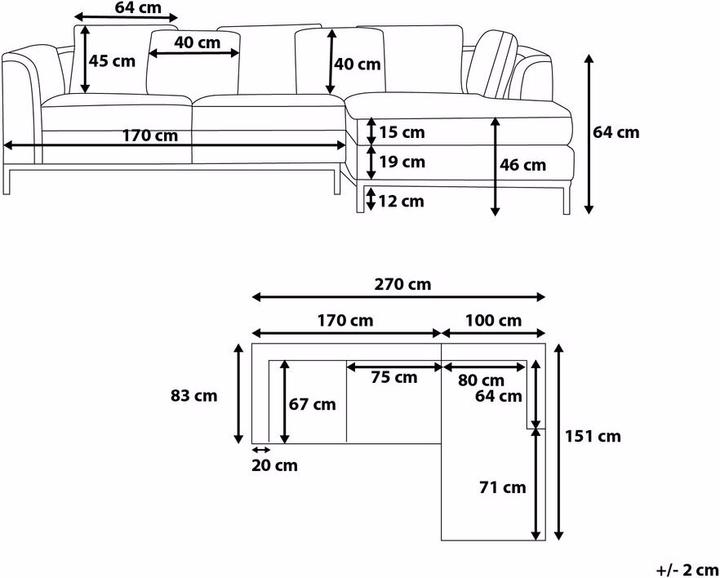 Immagine prodotto Beliani Oslo (Divano ad angolo)
