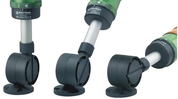 Actual product image Werma Foldaway base,black,50mm