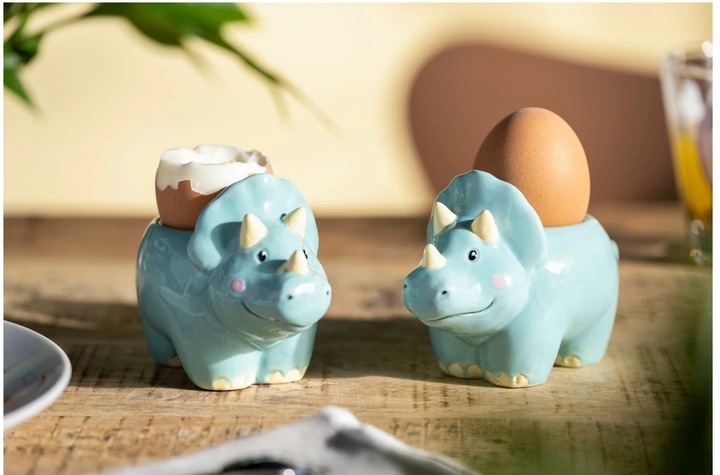 Immagine prodotto Leonardo Portauovo per bambini Avventura Dinosaur, Azzurro (1 x)