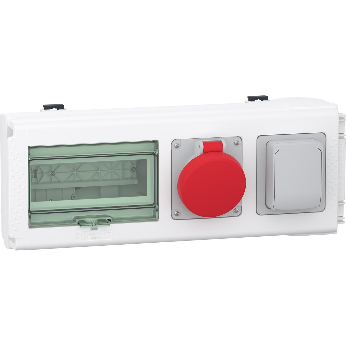 Schneider Electric SE KNB32CP15D Abgangskasten 32A 5polig, Elektronikzubehör + Gehäuse, Weiss