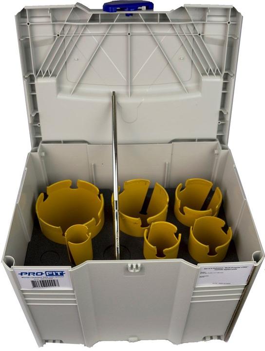 Immagine prodotto Magni Set di seghe a tazza lunghe ProFit in confezione systainer Profitto 45-65-76-92-111-133 mm (133 mm)