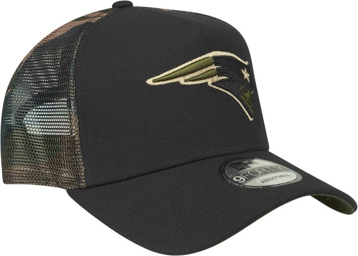 Produktbild New Era Snapback Trucker Cap - New England Patriots wood (One Size)