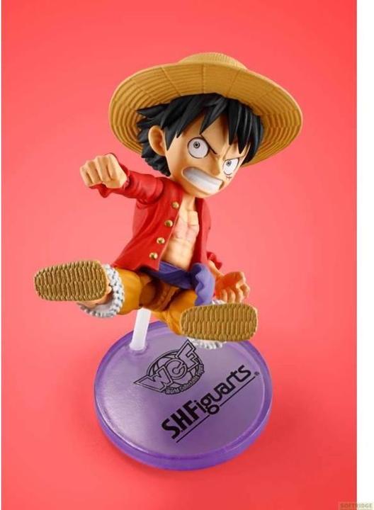 Produktbild Bandai One Piece World Collactable Figures x S.H. Figuarts Actionfigur Monkey D. Luffey 8 cm