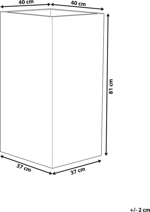 Produktbild Beliani Croton (40 x 40 x 81 cm)