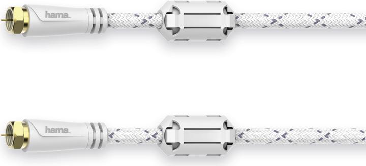 Actual product image Hama SAT connection cable, F plug (120 dB, Antenna cable)