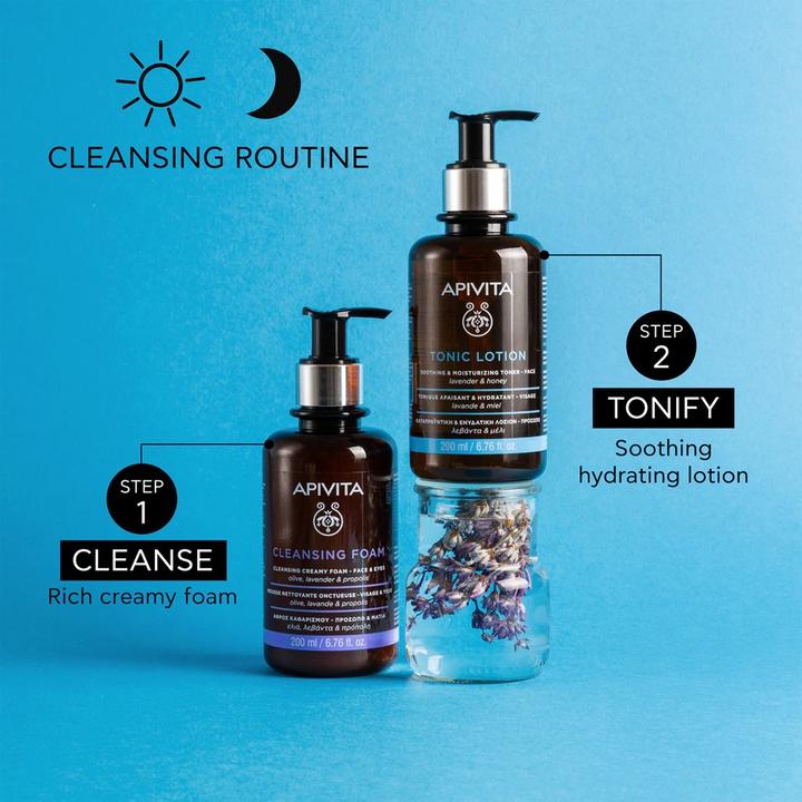 Actual product image Apivita Tonic Lotion Soothing and Moisturising Toner (Face toner, 200 ml)