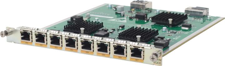 Produktbild HPE MSR 8-port Gig-T HMIM Netzwerk-Switch-Modul Gigabit Ethernet (8 Ports)