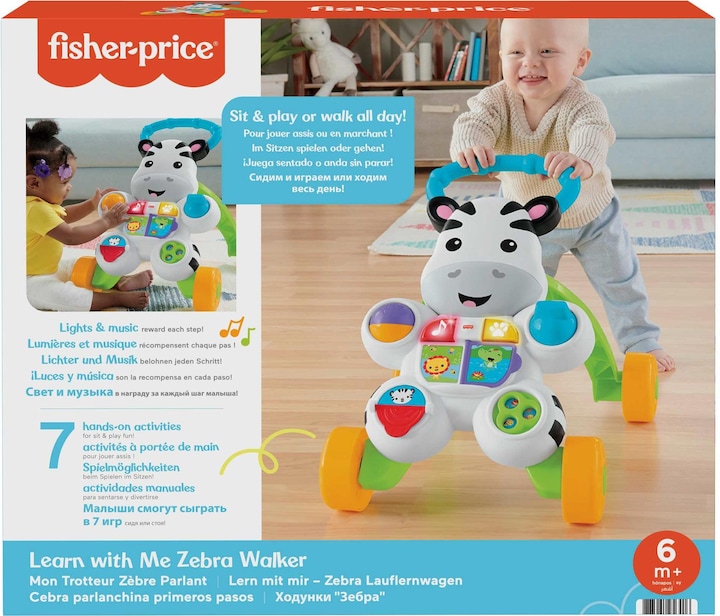 Actual product image Fisher-Price Zebra baby walker
