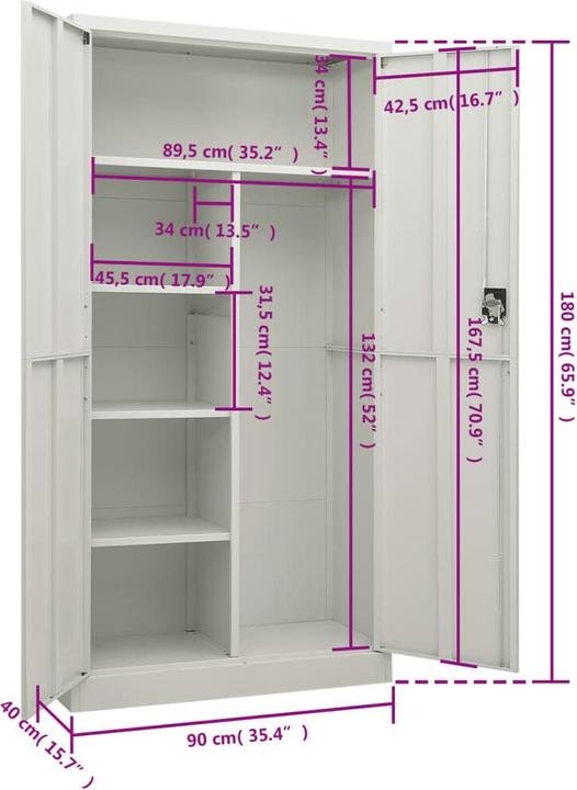 Produktbild VidaXL Piama (90 x 40 x 180 cm)
