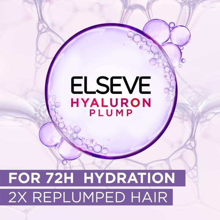 Actual product image L'Oréal Paris Elseve Hyaluron Plump Moisture Shampoo (1000 ml, Liquid shampoo)