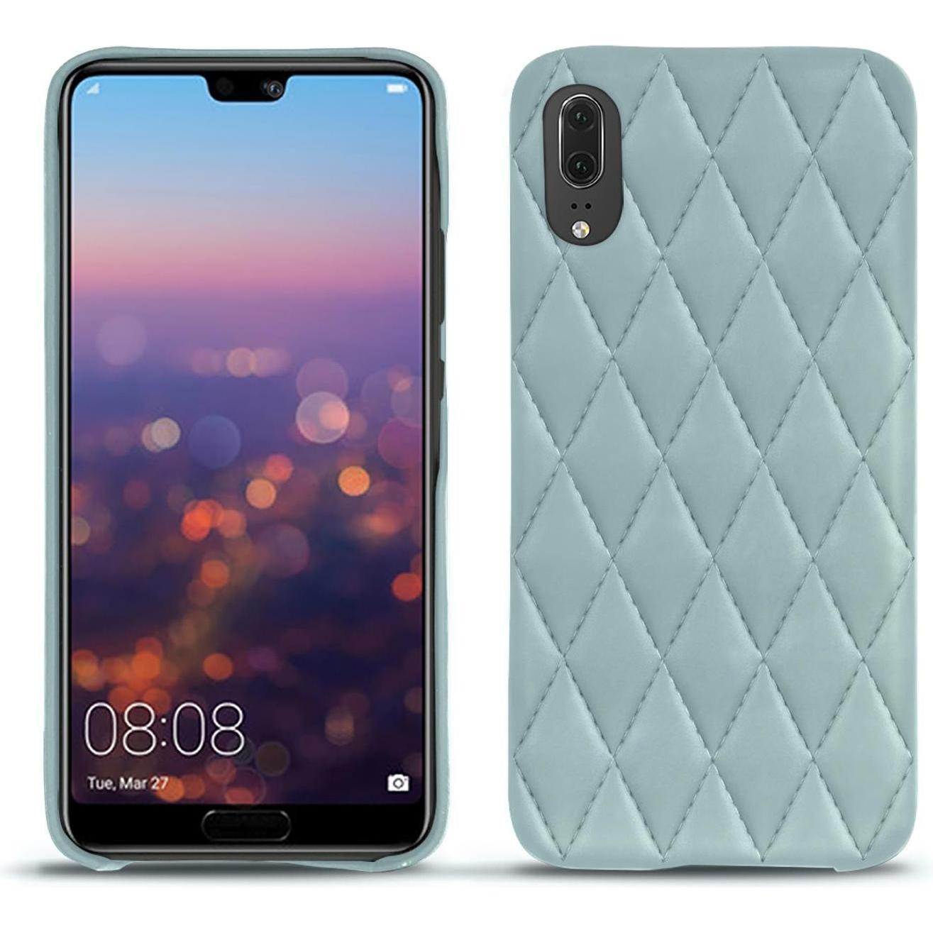 Noreve Lederschutzhülle (Huawei P20), Smartphone Hülle, Blau
