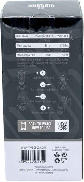 Image du produit Wacaco Nanopresso (0.08 l)