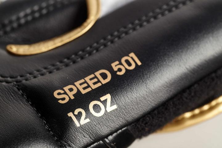 Produktbild adidas Boxhandschuhe Speed 500 black/gold Microfibre, ADISBG501 (14 OZ)