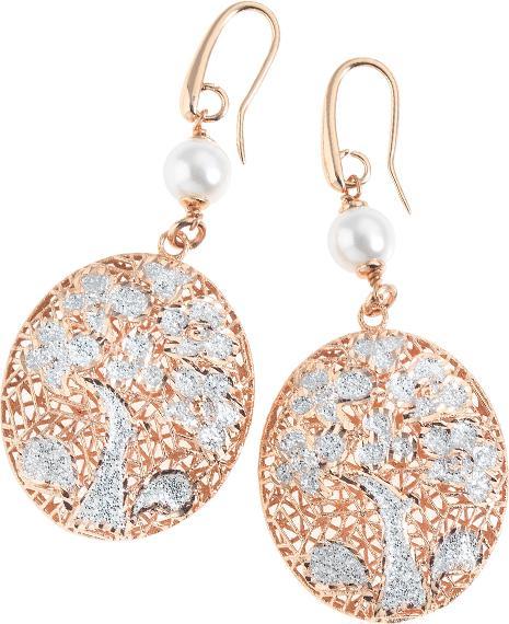 Immagine prodotto Ottaviani Orecchini in bronzo con glitter argento